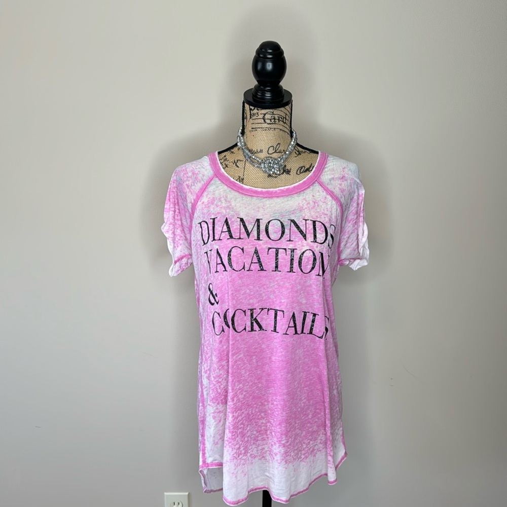 Chaser glitter top